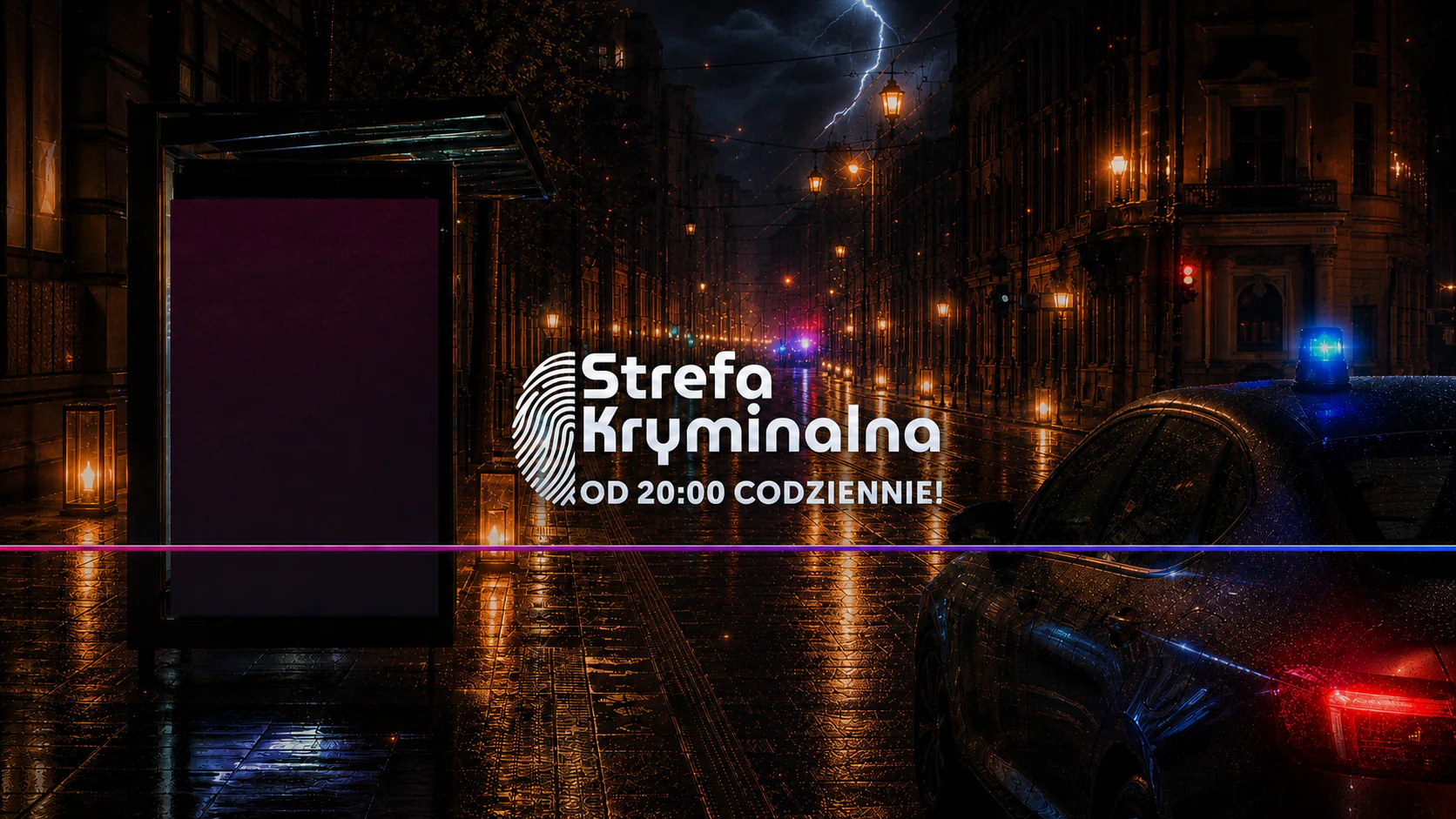 Strefa kryminalna — oficjalny plakat pasma